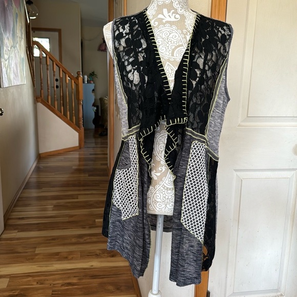 Adam Jacobs lacy vest - Picture 1 of 7